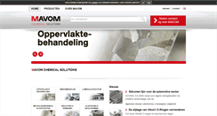Desktop Screenshot of mavom.nl